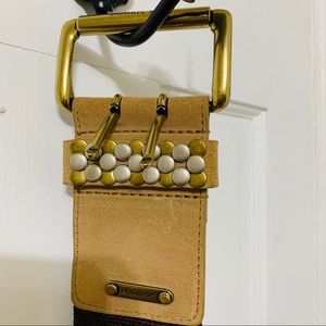 Michael Kors | Metallic Stretch Belt